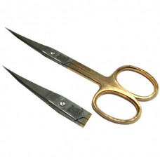 Ножницы маникюрные для ногтей Zauber 01-172G золотые