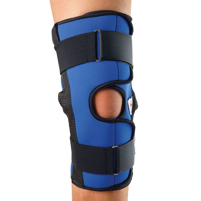 Ортез разъемный для сильной фиксации коленного сустава К-1 (металлические шарниры)