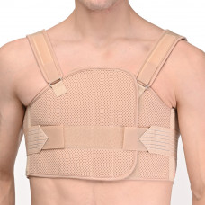 Бандаж реберный послеоперационный разъемный на грудную клетку БР-3Т Сomfort мужской
