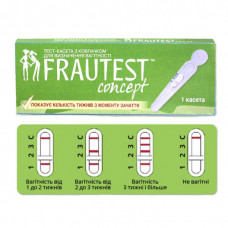 Тест-кассета с колпачком для определения беременности FRAUTEST concept №1