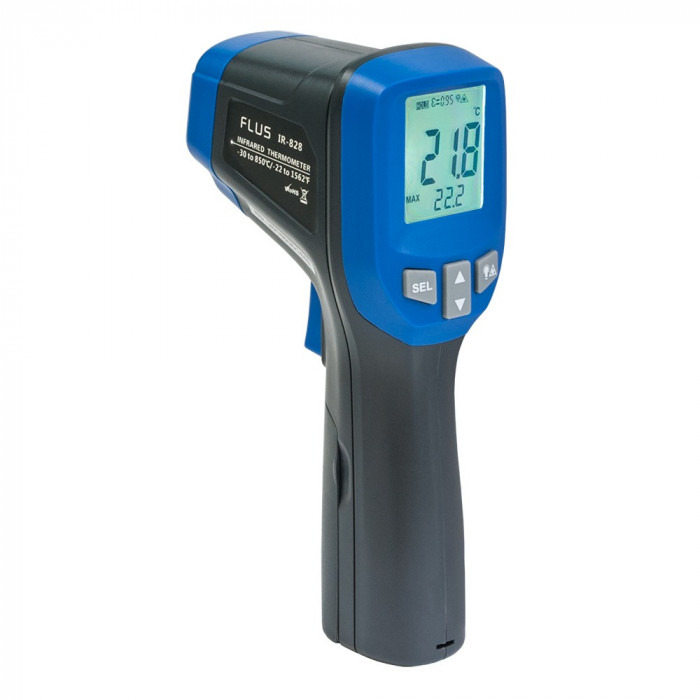 Инфракрасный термометр - пирометр Flus IR-828
