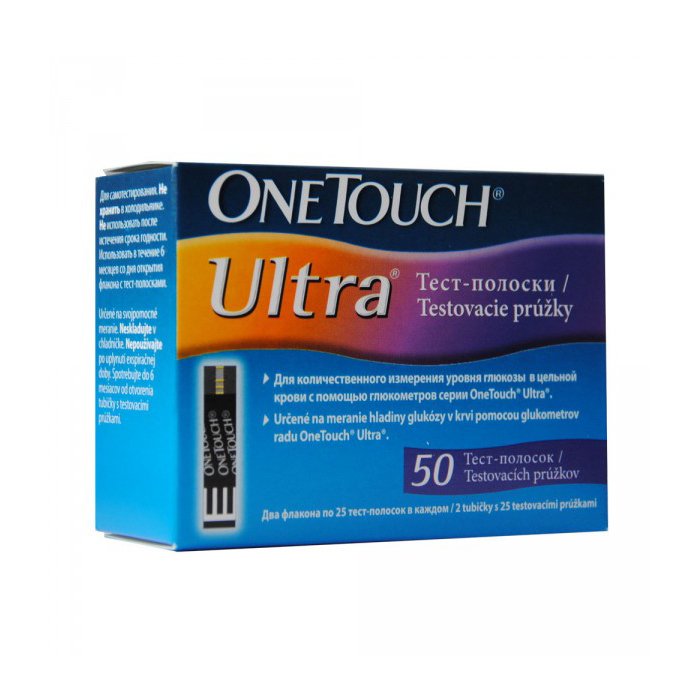 Тест-полоски One Touch Ultra 50 шт.