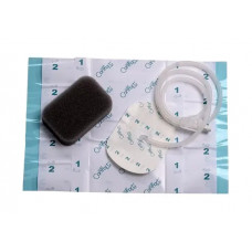 Комплект для вакуумной терапии ран с серебром: повязка большая 24х15х3см и аксессуары