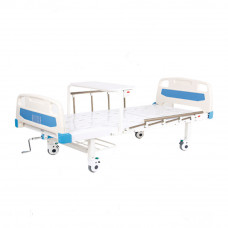 Кровать больничная Биомед FB-23 механическая на колесах (2 секции)