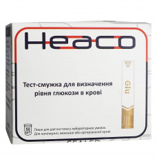 Тест полоски к глюкометру Heaco Gold AQ Plus (50 шт)