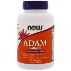 Мультивитамины для мужчин, Adam, Superior Men's Multi, Now Foods, 90 гелевых капсул